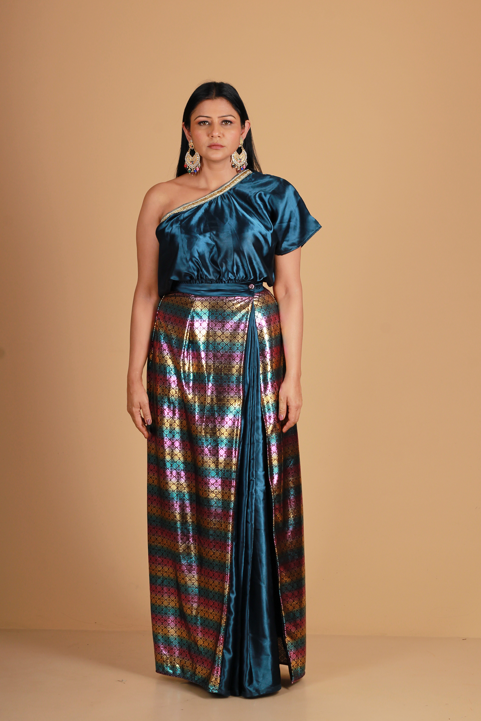 Top with Wrapper Skirt - Image 3