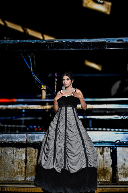 Wavy Vintage Ball Gown